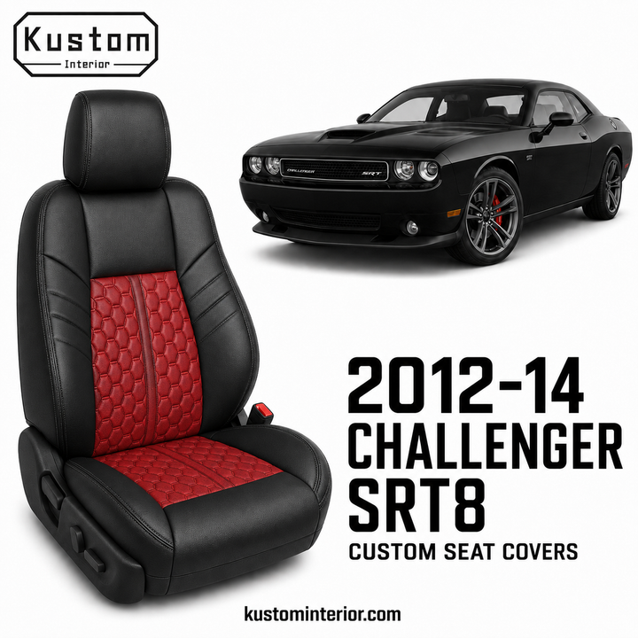 2009-14 Dodge Challenger SRT8 Custom Seat Covers (Custom Order)