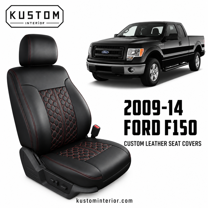 2009-14 Ford F150 / F-250 Custom Leather Seat Covers (Custom Order)