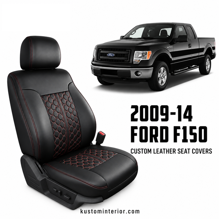 2009-14 Ford F150 / F-250 Custom Leather Seat Covers (Custom Order)