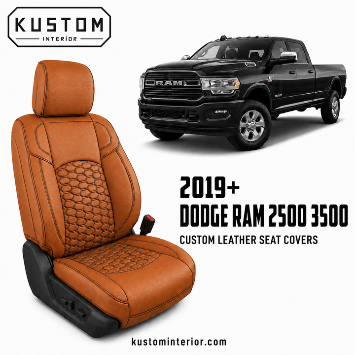 2019+ Dodge Ram 2500 3500 Leather Seat Covers (Custom Order)