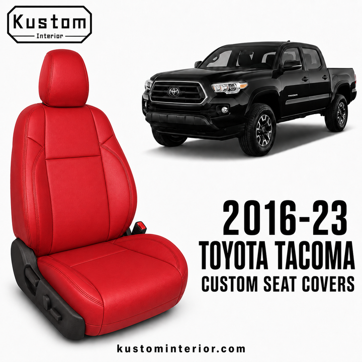 2016-23 Toyota Tacoma Custom Leather Seat Covers (Custom Order)