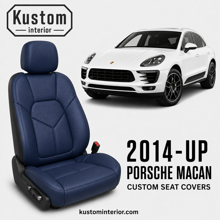 2014-Up Porsche Macan Custom Leather Seat Covers (Custom Order)