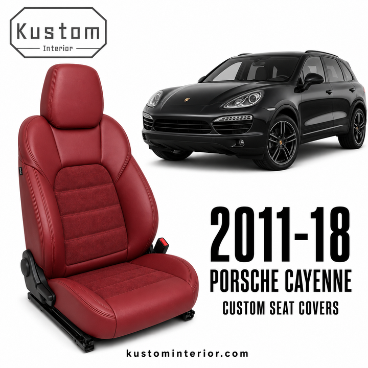 2011-18 Porsche Cayenne Leather Seat Covers (Custom Order)