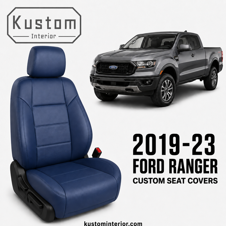 2019-23 Ford Ranger Leather Seat Covers (Custom Order)