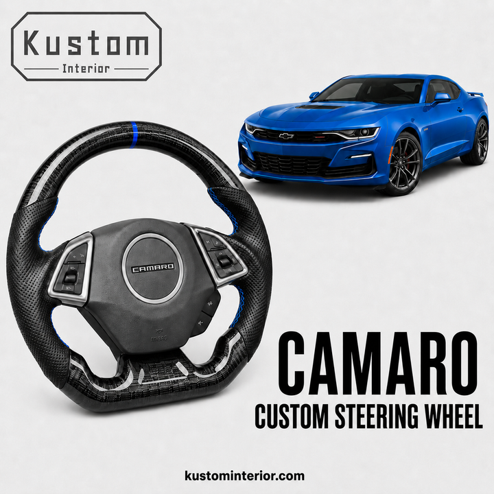 6th Gen Camaro Carbon Fiber Steering Wheel (Custom Order)