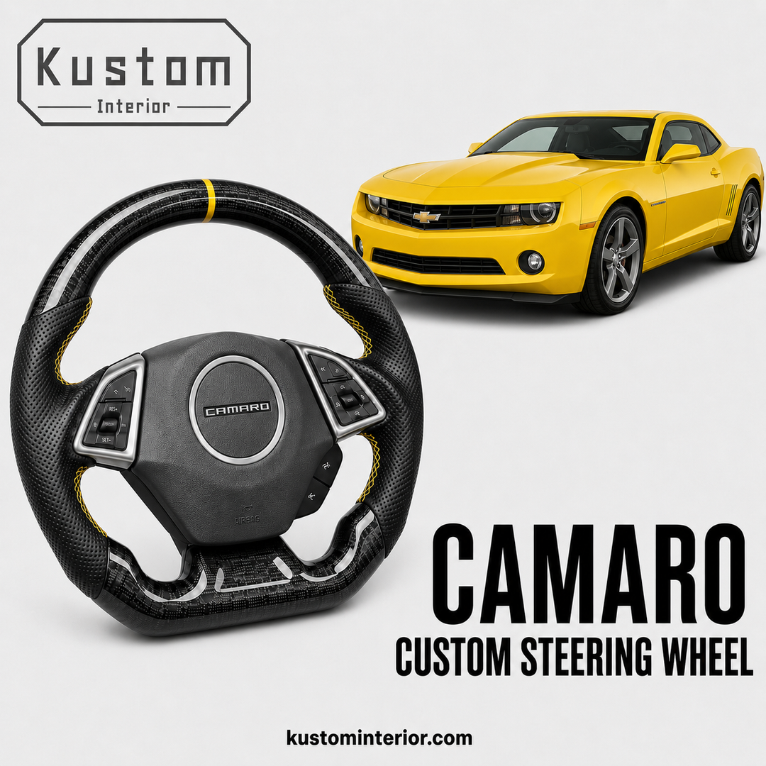 5th Gen Camaro Carbon Fiber Steering Wheel (Custom Order)