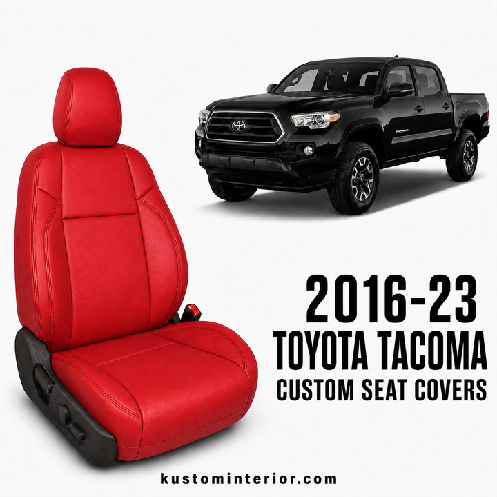 2016-23 Toyota Tacoma Custom Leather Seat Covers (Custom Order)