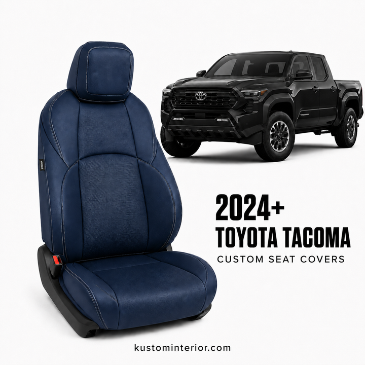 2024+ Toyota Tacoma Custom Leather Seat Covers (Custom Order)
