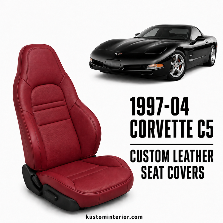 Corvette C5 Custom Leather Seat Covers (Custom Order)