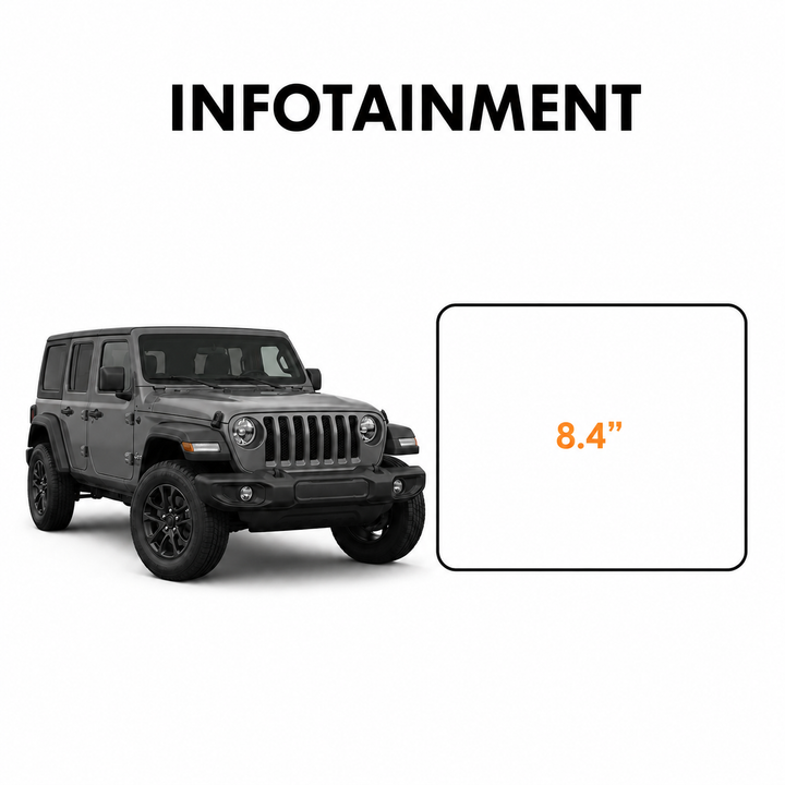 2018+ Jeep Wrangler Display Screen Protector