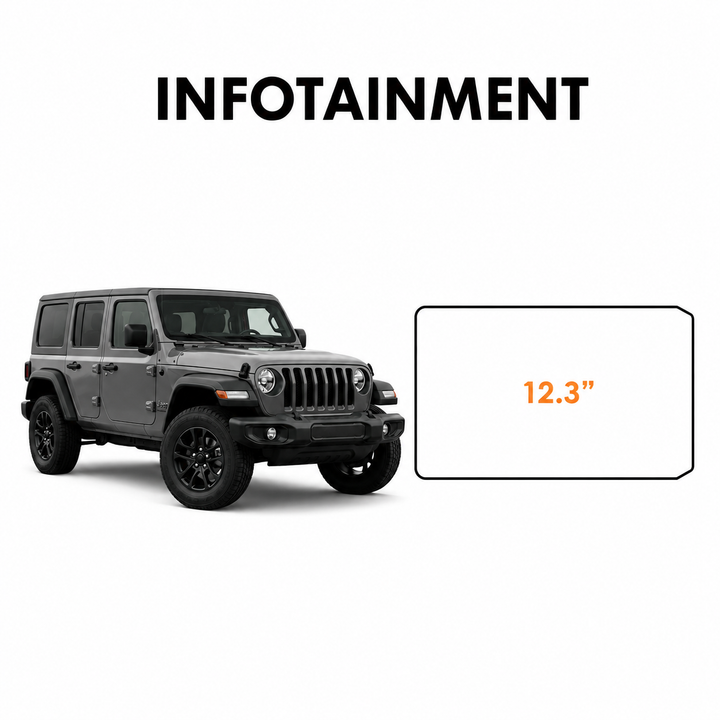 2018+ Jeep Wrangler Display Screen Protector