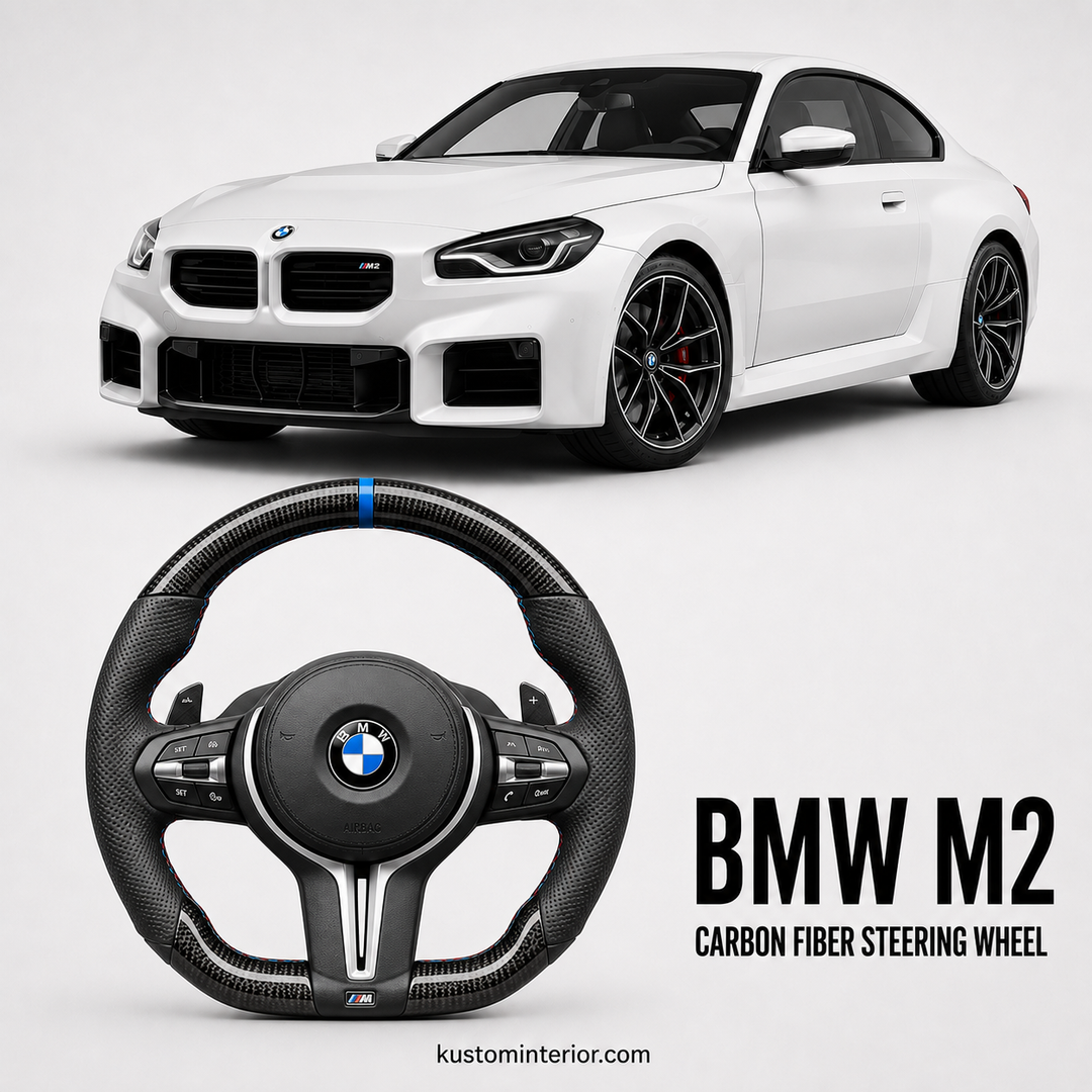 BMW M2 Custom Carbon Fiber Steering Wheel (Custom Order)