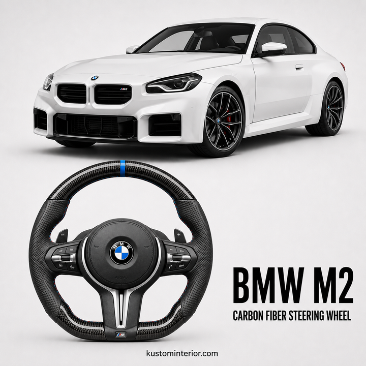 BMW M2 Custom Carbon Fiber Steering Wheel (Custom Order)