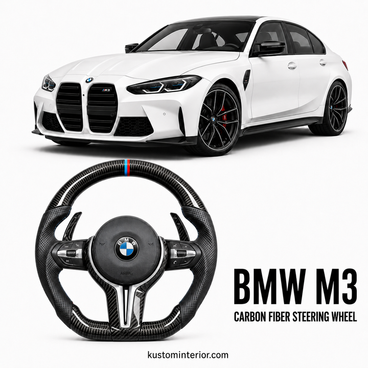 BMW M3 Custom Carbon Fiber Steering Wheel (Custom Order)