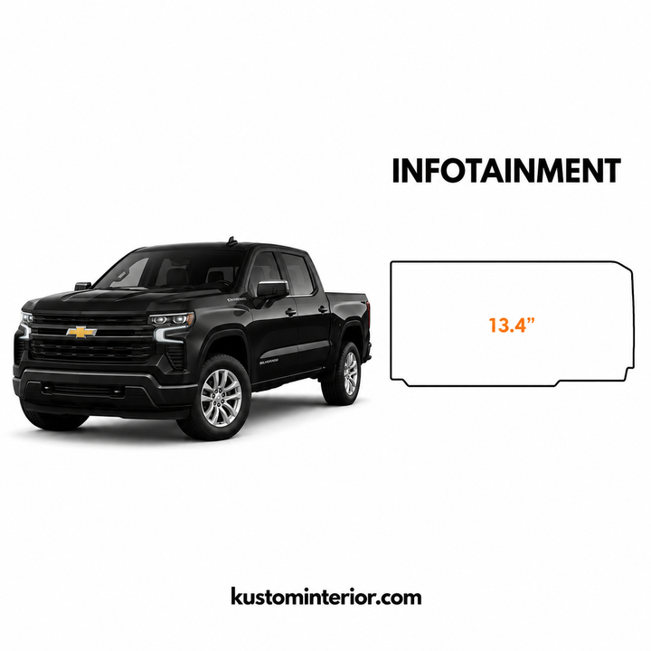 2022+ Chevrolet Silverado Display Screen Protection Frame