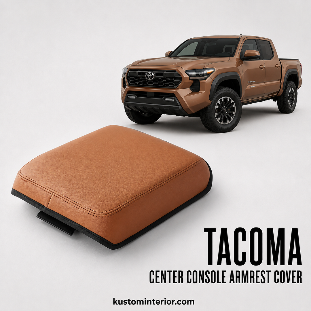 2024+ Toyota Tacoma Center Console Lid Armrest Cover (Custom Order)