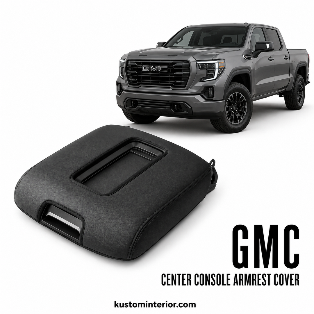 2014-18 GMC Sierra Center Console Lid Armrest Cover (Custom Order)