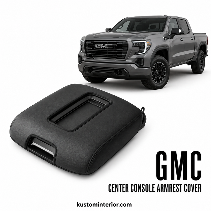 2014-18 GMC Sierra Center Console Lid Armrest Cover (Custom Order)