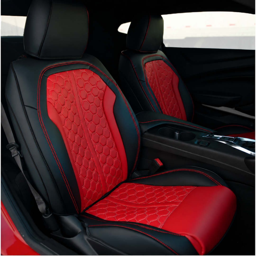6th Gen Camaro Convertible Custom Leather Seat Covers