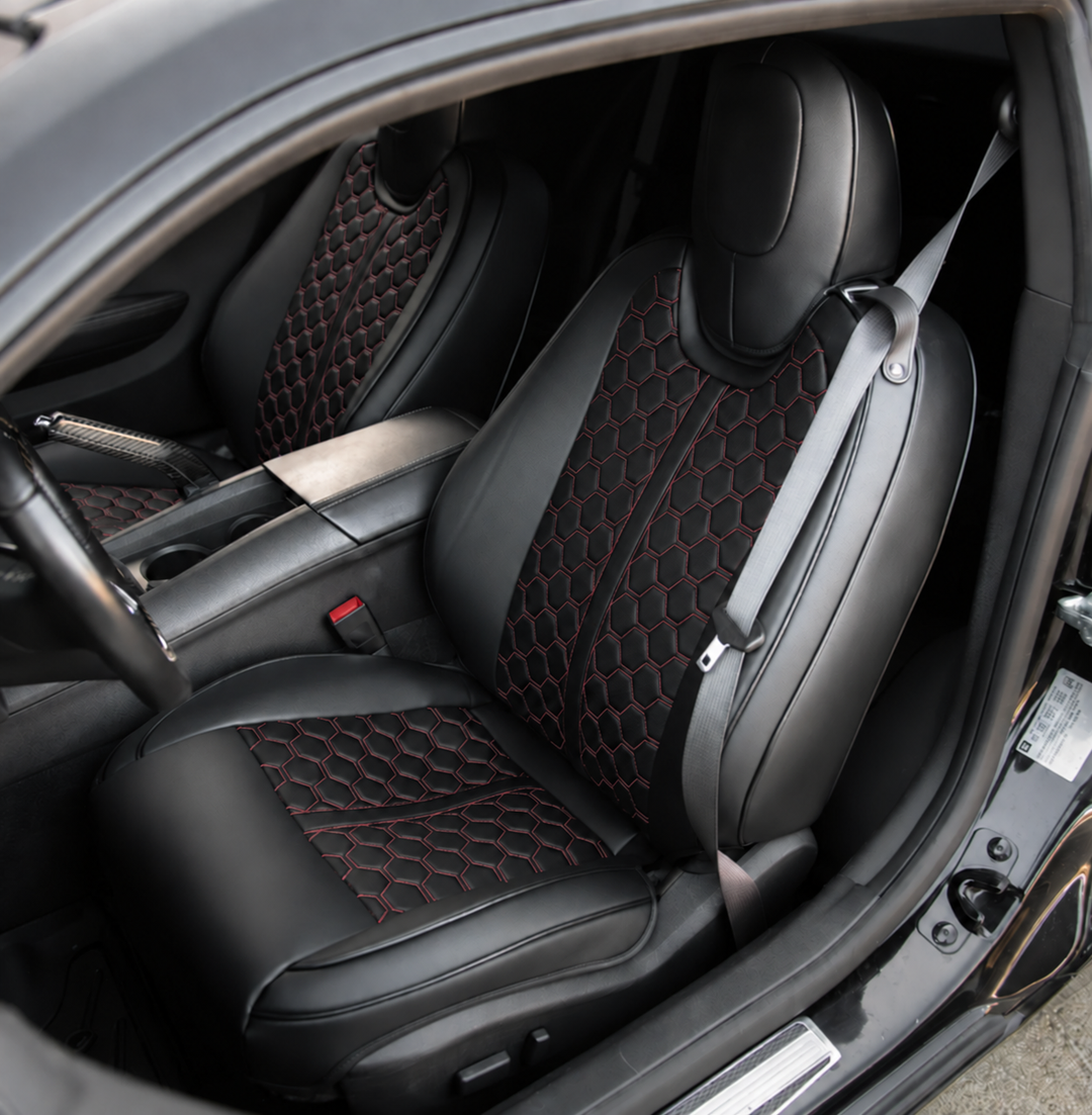 5th Gen Camaro Coupe Custom Leather Seat Covers