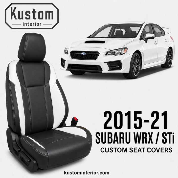2015-21 Subaru WRX / STi Leather Seat Covers (Custom Order)
