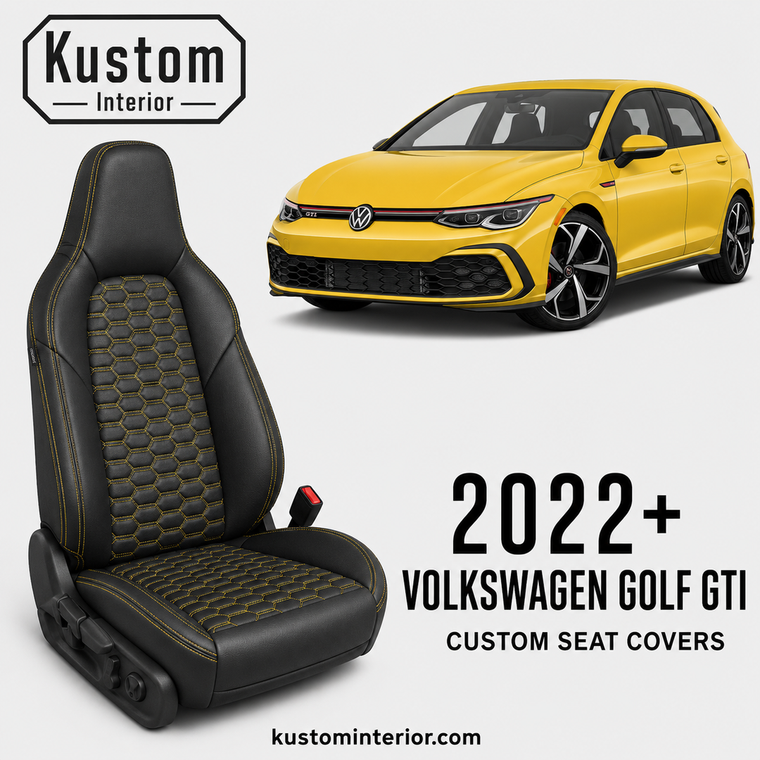 2022+ Volkswagen Golf GTI Premium Custom Leather Seat Covers (Custom Order)