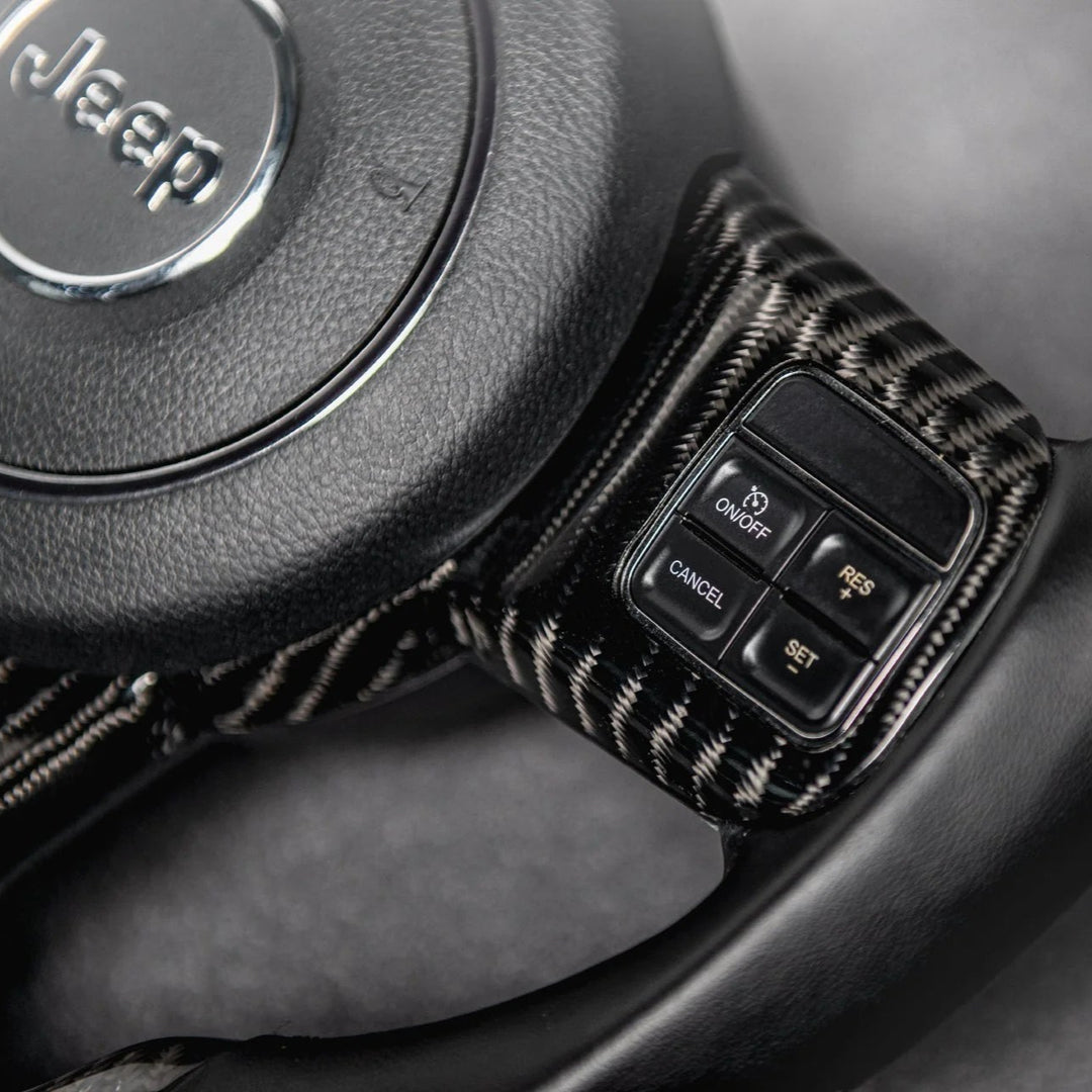 Jeep Wrangler Carbon Fiber Steering Wheel (Custom Order)