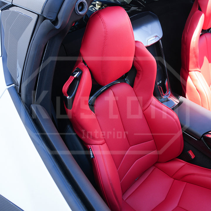 Corvette C8 Custom Leather GT2 Seat Cover