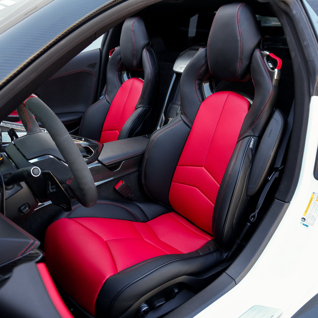 Corvette C8 Custom Leather GT2 Seat Cover