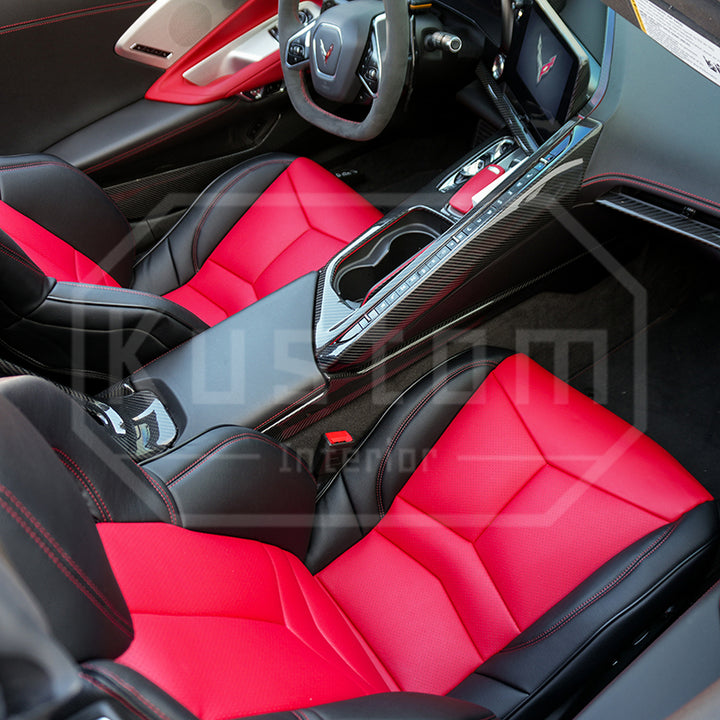 Corvette C8 Custom Leather GT2 Seat Cover
