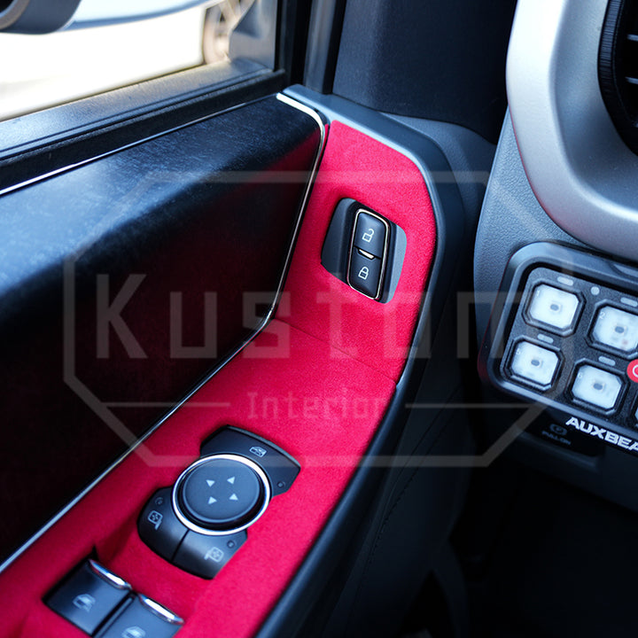 2021+ Ford F-150 Alcantara Window Lift Switch Panel Cover Trim