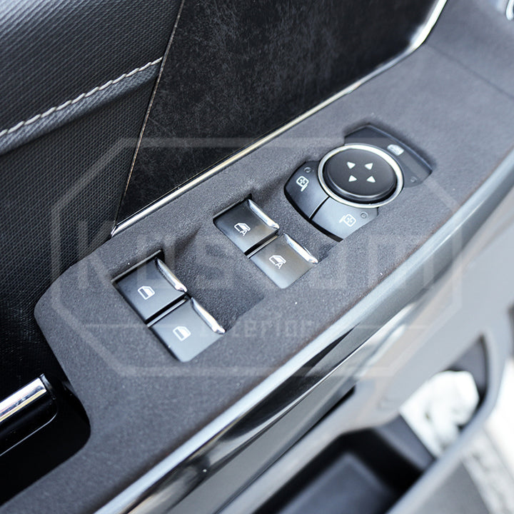 2021+ Ford F-150 Alcantara Window Lift Switch Panel Cover Trim
