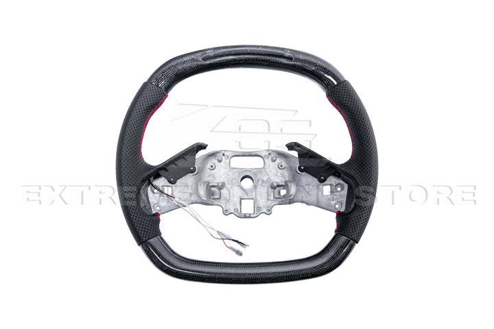 Corvette C8 LED Digital Display Carbon Fiber Steering Wheel