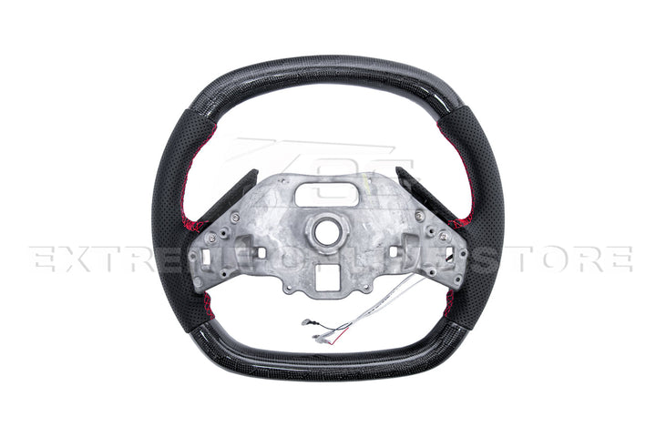 Corvette C8 LED Digital Display Carbon Fiber Steering Wheel