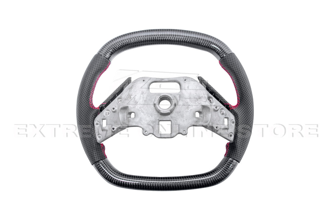 Corvette C8 LED Digital Display Carbon Fiber Steering Wheel