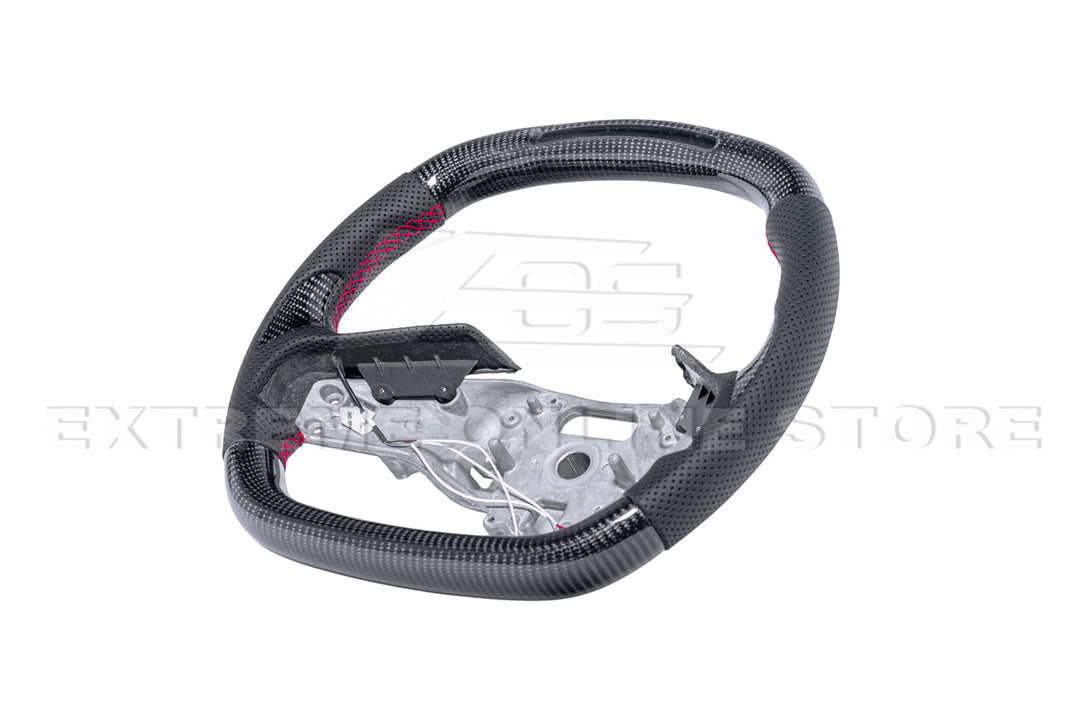 Corvette C8 LED Digital Display Carbon Fiber Steering Wheel