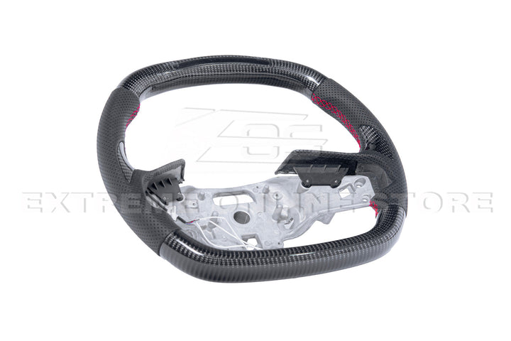 Corvette C8 LED Digital Display Carbon Fiber Steering Wheel