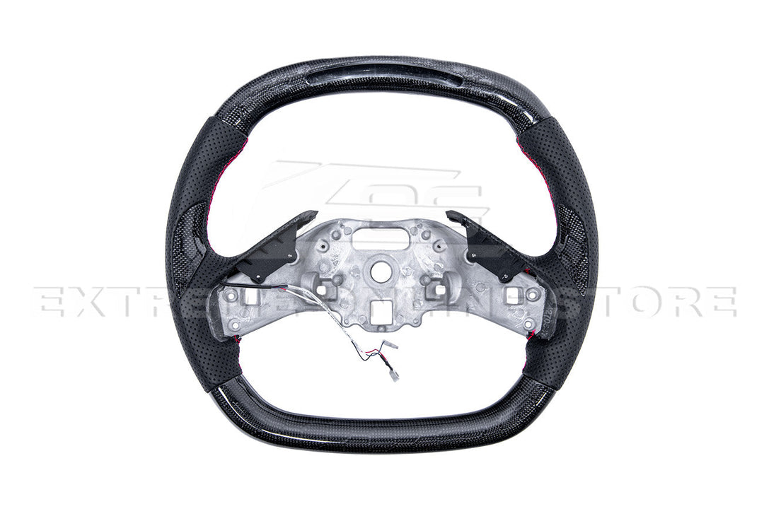 Corvette C8 LED Digital Display Carbon Fiber Steering Wheel