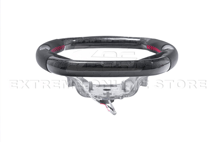 Corvette C8 LED Digital Display Carbon Fiber Steering Wheel