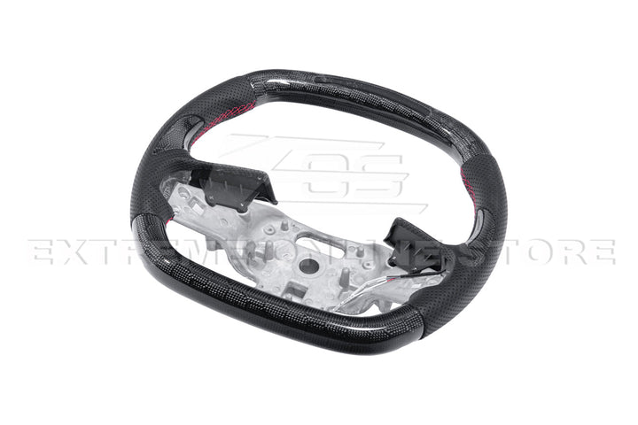 Corvette C8 LED Digital Display Carbon Fiber Steering Wheel