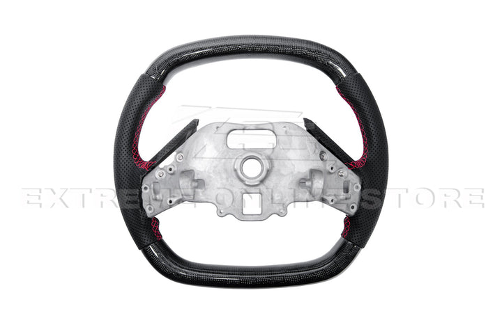 Corvette C8 LED Digital Display Carbon Fiber Steering Wheel