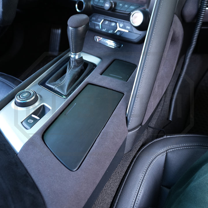 Corvette C7 Suede Leather Center Console Panel Trim Cover