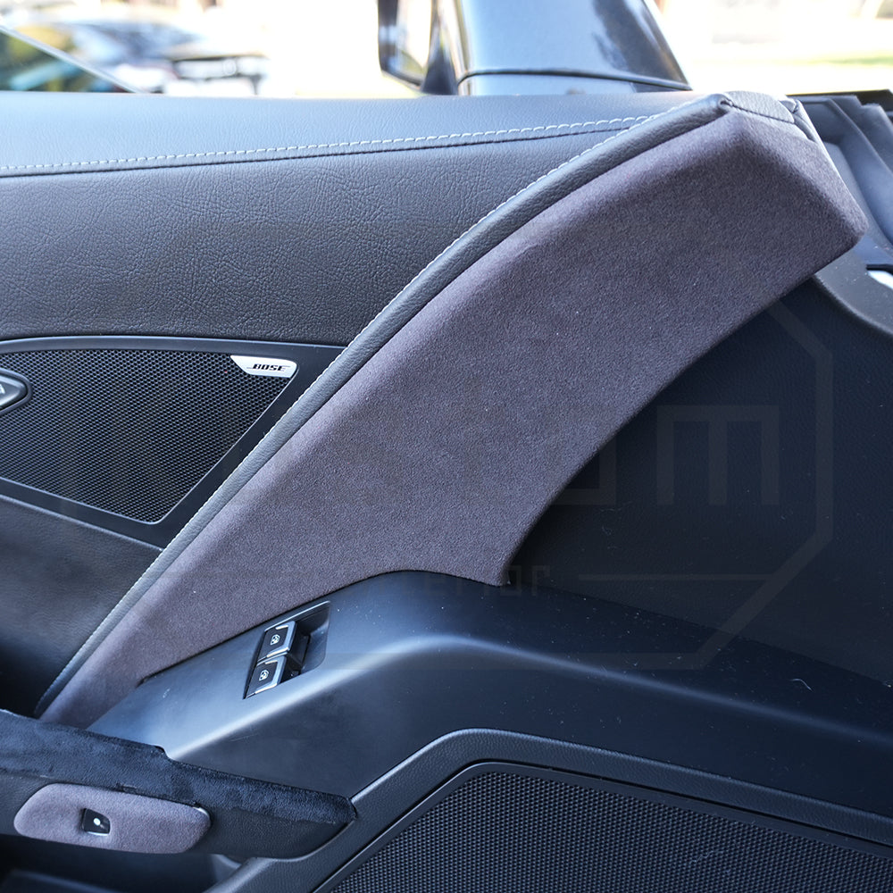 Corvette C7 Suede Leather Driver Side Door Panel Insert Trim