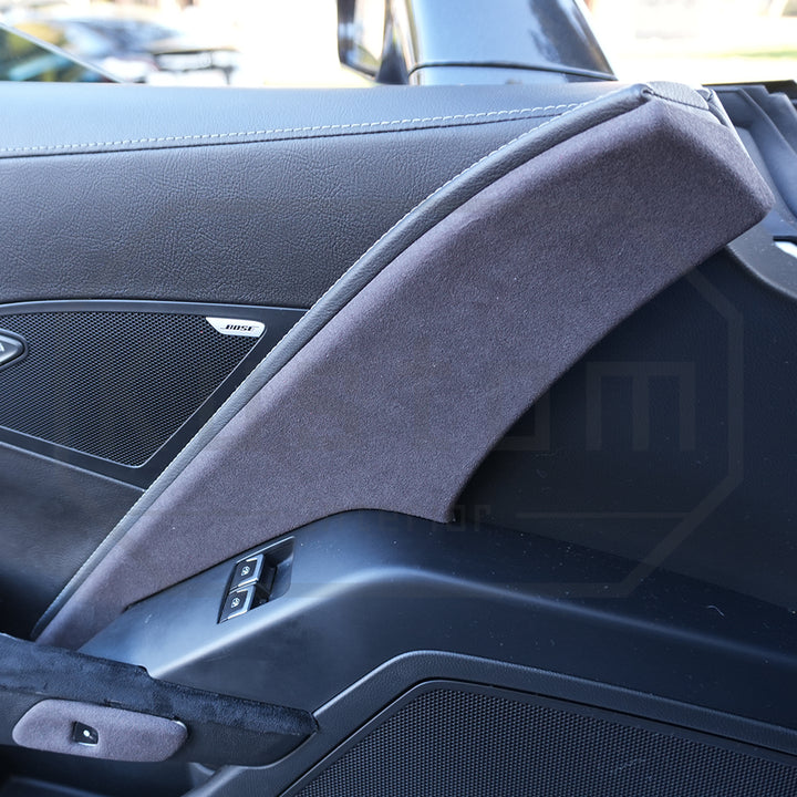 Corvette C7 Suede Leather Driver Side Door Panel Insert Trim