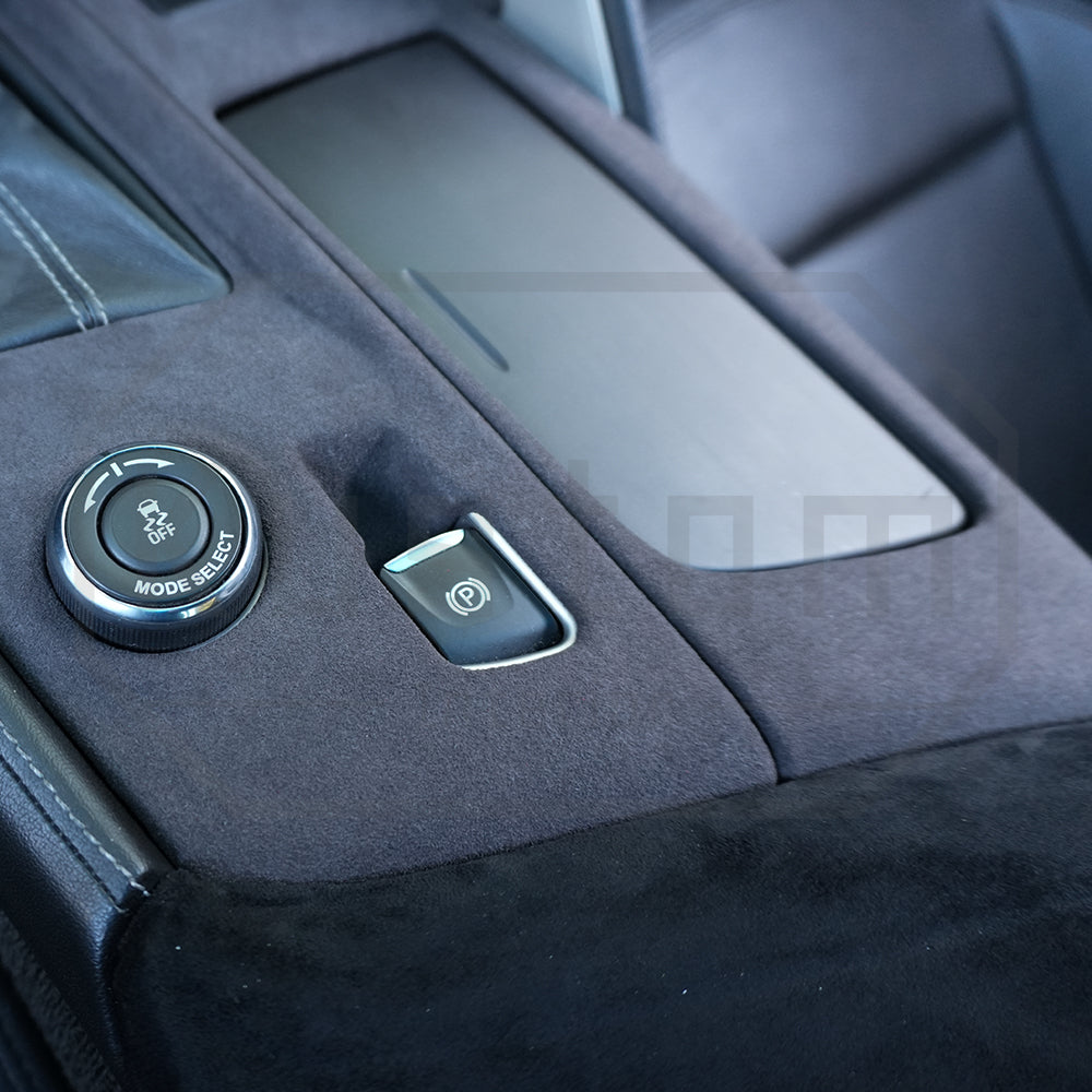 Corvette C7 Suede Leather Center Console Panel Trim Cover