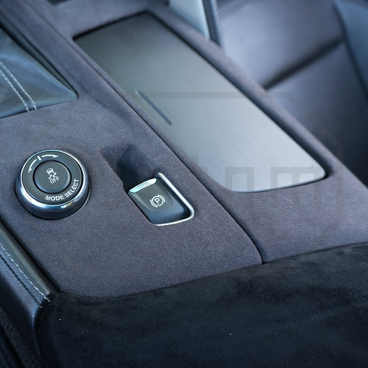 Corvette C7 Suede Leather Center Console Panel Trim Cover