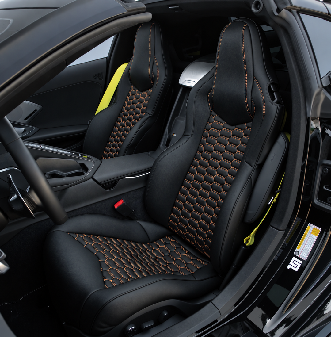 Corvette C8 GT1 Leather Seat Cover (Custom Order)