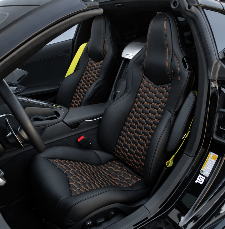 Corvette C8 GT1 Leather Seat Cover (Custom Order)