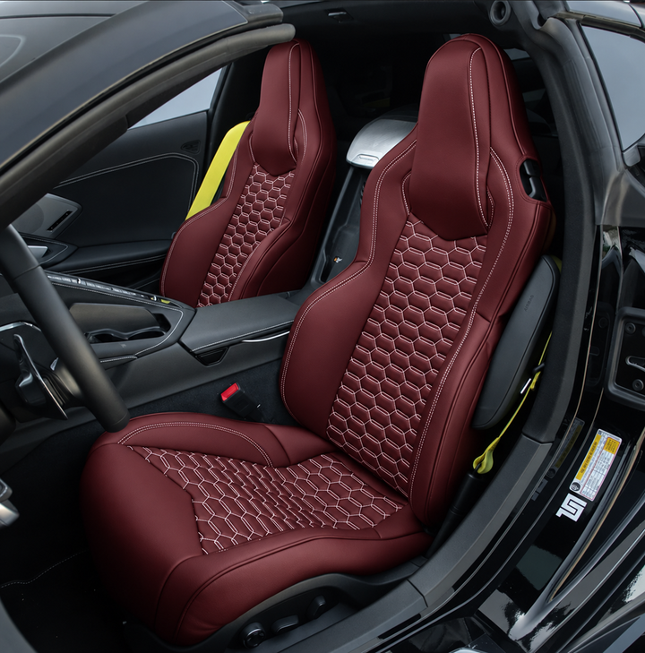Corvette C8 GT1 Leather Seat Cover (Custom Order)