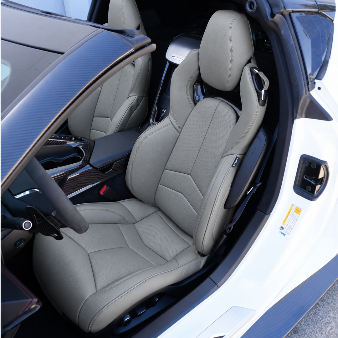 Corvette C8 Custom Leather GT2 Seat Cover (Custom Order)